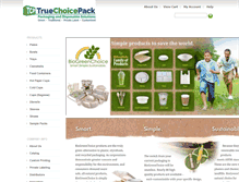 Tablet Screenshot of biogreenchoice.com